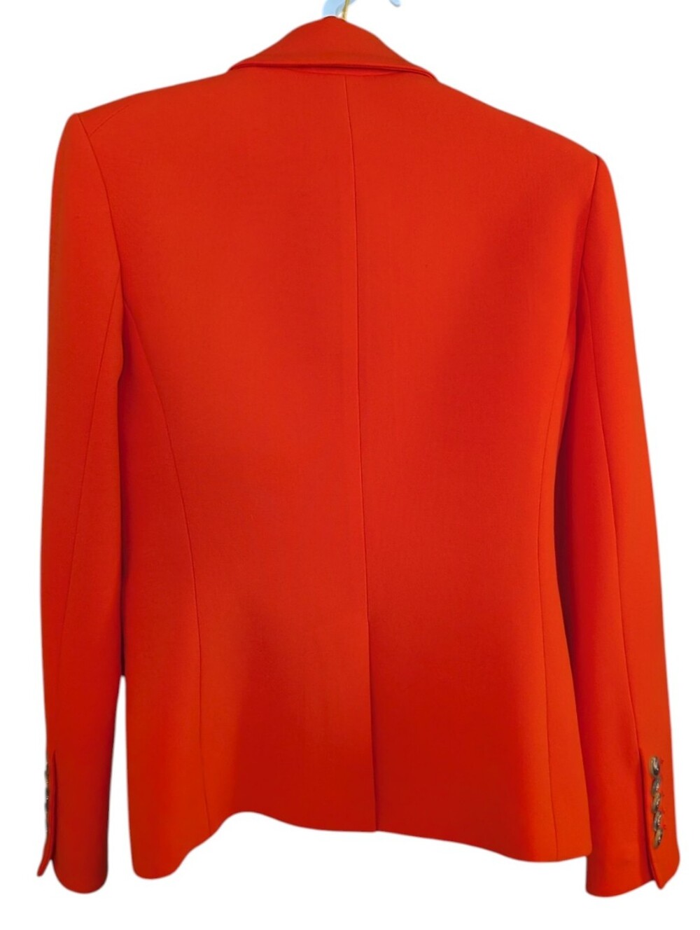 Veronica Beard Aire Dickey Blazer in a vibrant tomato red color ....Size 2 - Picture 9 of 10